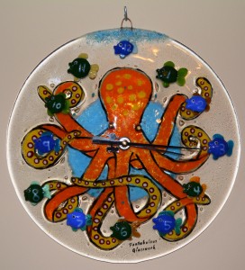 Octopus and Fish Clock